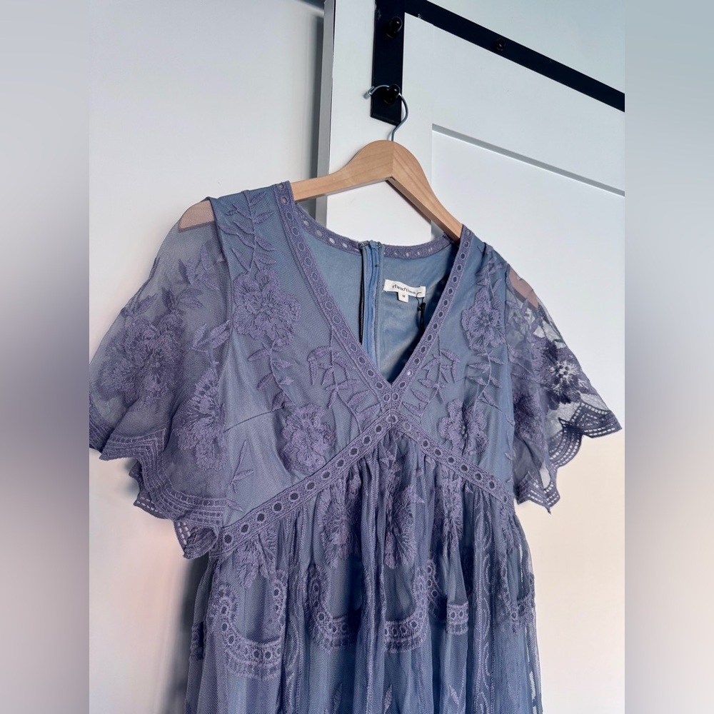 Blue Lace Dress